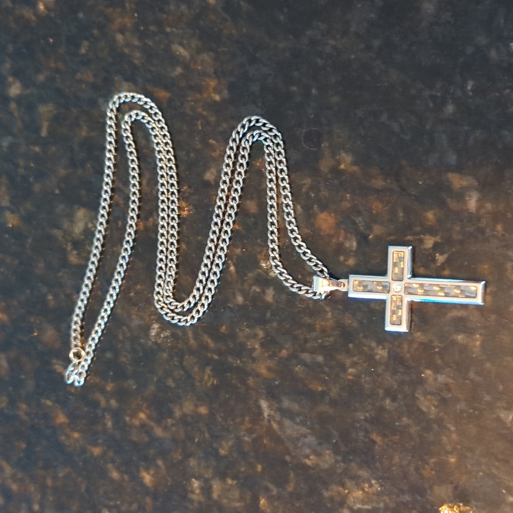 Stainless Steel Cross Necklace